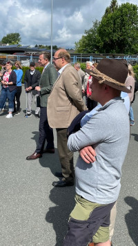 Besuch zum 150-ten Jubiläum der Firma Fliesen-Pöhlmann